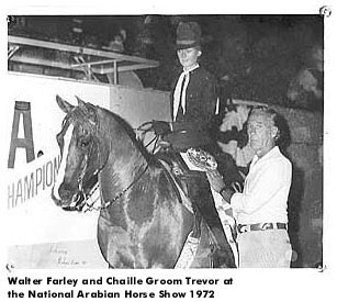 Walter Farley and Chaille at the Show